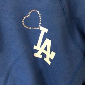 PINK Victoria's Secret Tops - Dodgers Hoodie PINK Victoria's Secret Tops - Dodgers Hoodie